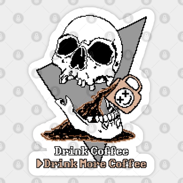 Drink More Coffee Sticker by Von Kowen